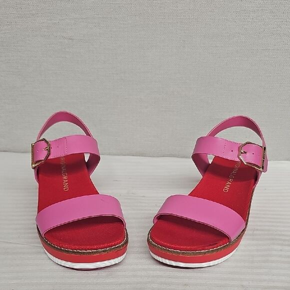 COLE HAAN ORIGINALGRAND FLATFORM WEDGE SANDALS BFPM-04-306 - Picture 1 of 9